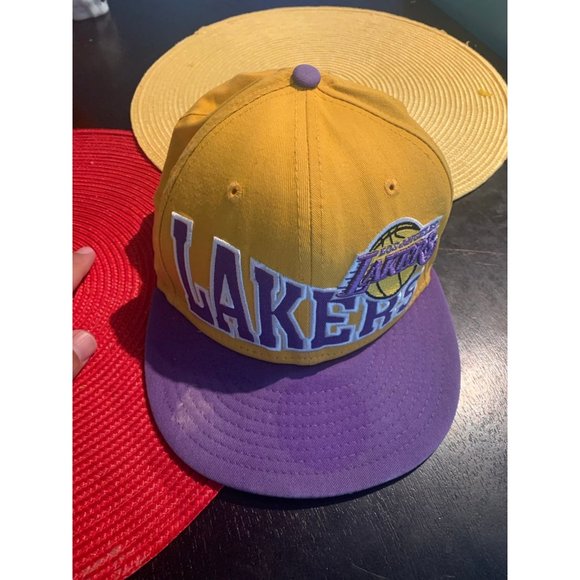 Other - los angeles lakers hat . Damaged look at pics